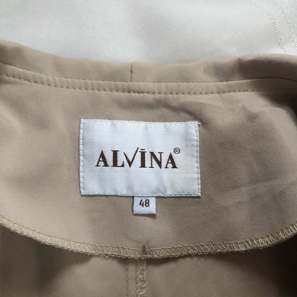 Vintage Alvina Long Dressy Trench Coat - Picture 7 of 15